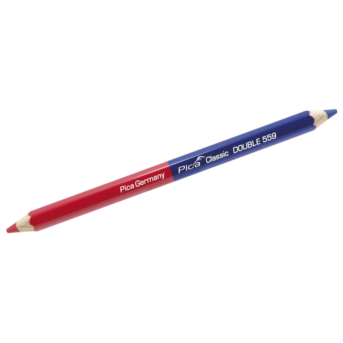 Pica Classic DOUBLE Markierstift, rot & blau in Einem...