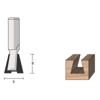Famag Zinken- & Gratfräser 3104.812 - 12,7mm - 8mm 